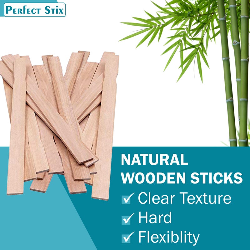 Perfect Stix - PAINT12-100 12" Wooden Paint Paddle Stirrer Sticks Length (Pack of 100) - Image 3